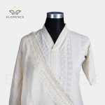 White Embroidered Short Sleeve