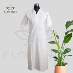 White Embroidered Short Sleeve - Image 3